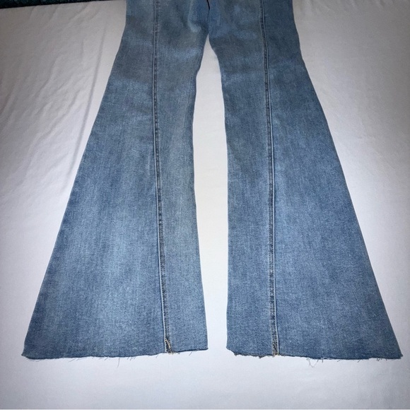 Cello Flared Wide Leg Jeans Women’s 28 x 32 Long Cowgirl 70s - Picture 10 of 11